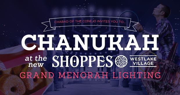 Chanukah at the new Shoppes Westlake Village
