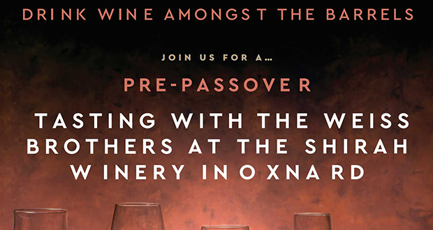 Pre-Passover Wine Tasting & Pairing