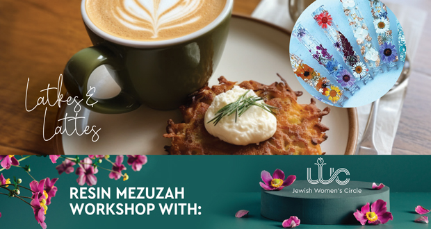 Resin Mezuzah Workshop with: Latkes and Lattes